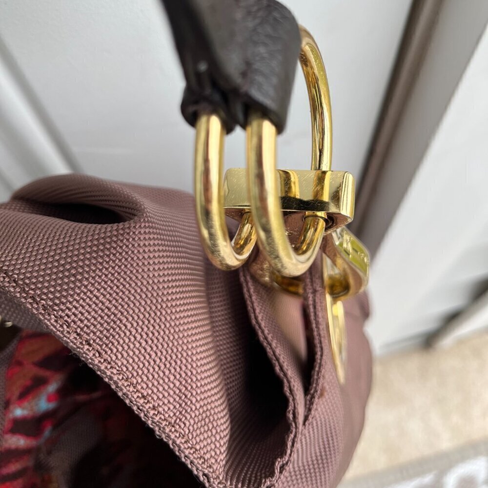 Jean-Pierre Klifa  JPK Paris Nylon Bucket Bag Choco Designer  Parisian Quiet Lux - Picture 10 of 15